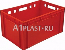 Ящик пластиковый мясной 600х400х300 мм