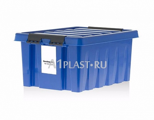 Пластиковый контейнер с крышкой rox box 400х300х170 мм