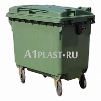 Мусорный контейнер 770 л зеленый