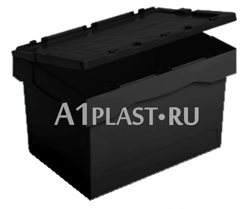 Антистатический пластиковый ящик 600х400х440 мм
