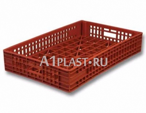 Пластиковый лоток хлебный 740х460х102 мм
