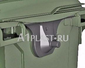 Комплект  цапф  мусорного контейнера 660 л