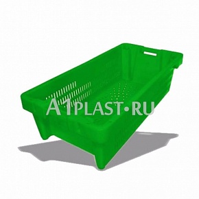 Перфорированный рыбный ящик 800х400х225 мм