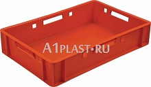 Пластиковый ящик мясной морозостойкий Е1 600х400х120 мм