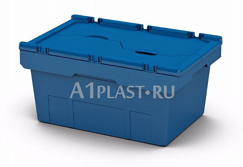 Полимерный контейнер аналог instore с крышкой 600х400х220 мм