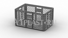 Евроконтейнер с открытыми ручками 600х400х320 мм