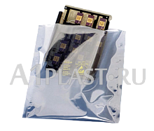 Пакет антистатический металлизированный с защелкой  zip-Lock 100х155 мм.