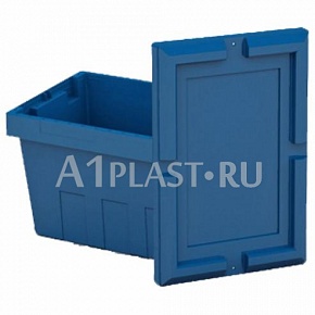 Пластиковый контейнер-тара аналог instore с крышкой 490х330х140 мм