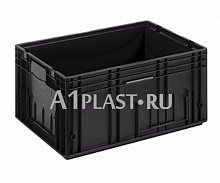 Антистатический пластиковый ящик 600х400х280 мм