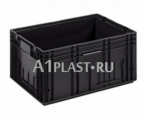 Антистатический пластиковый ящик 600х400х280 мм