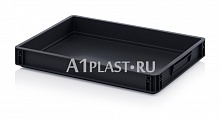 Антистатический пластиковый ящик 600х400х75 мм