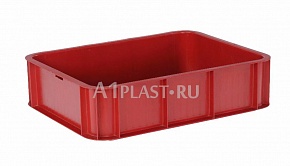 Ящик пластиковый  под пирожные 430х335х120 мм